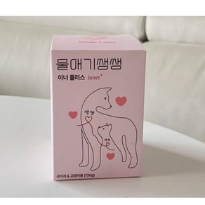 정품 디어랩스 울애기쌩쌩 이너플러스 120g 1통, 1개