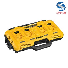 DEWALT 디월트정품 DCB104 4구 멀티포트 고속 급속충전기 12-20V 겸용 8A (FLEXVOLT 배터리 충전가능), 1개