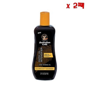 Austalian Gold Extact oil intensifie Dak Tanning Exotic Oil 오스트레일리안 골드 익스트랙트 오일 인텐시파이어 다크 태닝 엑조틱, 237ml, 2개