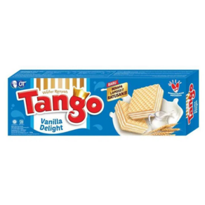 인도네시아 과자 스낵 Tango 탕고 웨하스 초코 모카 바닐라 맛있는, 133g, 1개