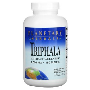 Planetay Hebals Tiphala 위장관 건강 1 000 mg 180 타블렛, 180정, 1개