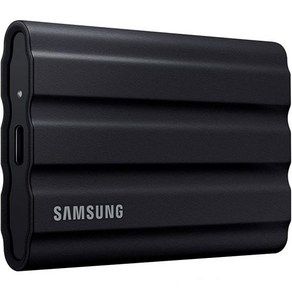 SAMSUNG T7 Shield 4TB 휴대용 SSD 1050MBs Rugged Wate Dust Resistant 컨텐츠 제작자용 Black, Black_1 TB, 1개