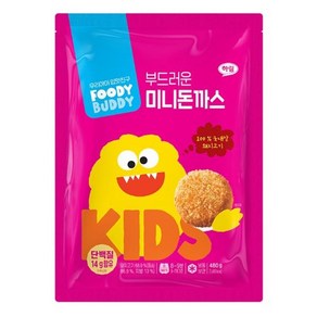 푸디버디 냉동식품 부드러운 미니돈까스 480g