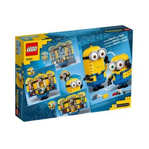 LEGO Building Blocks Minions Series 75551 장난감을 조립하는 미니언 어린이가되기 위해 플레이 소년과 소녀