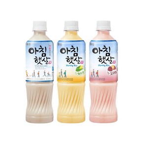 웅진 아침햇살 500ml (옥수수/고구마/오리지널) 5개씩, 1세트