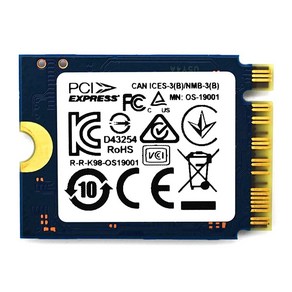 Kingston 512GB 2230 M.2 NVMe PCIe 3.0x4 SSD 솔리드 스테이트 드라이브 OM3PDP3512B-A01., 1개