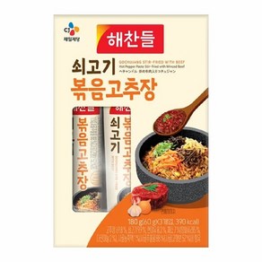 해찬들 쇠고기 볶음 고추장, 60g, 3개