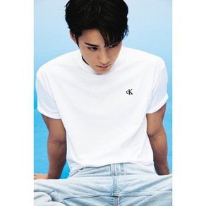 CALVIN KLEIN JEANS 민규 4colo 남 릴렉스핏 아카이브 로고 반팔 티셔츠 40HM229 화이트블랙그레이블루그레이 1430602