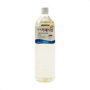 청정원 카페시럽화이트 1.5L (6개1박스)+DY시럽펌프, 5개