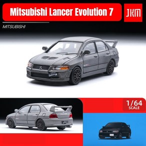 1/64 미쓰비시 호환 랜서 에볼루션 EVO 패밀리 JDM 이니셜 D 장난감 자동차 모델 JKM 164 프리 휠 다이캐스트 금속 합금 컬렉션 선물, [15] EVO 7 Gay, 15) EVO 7 Gay