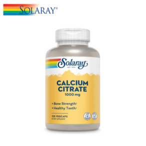 솔라레이 구연산칼슘 Calcium Citrate 칼슘시트레이트1000mg 베지캡슐120정