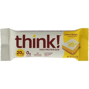 think! 씽크! 틴 바 레몬 딜라이트, 60g, 4개