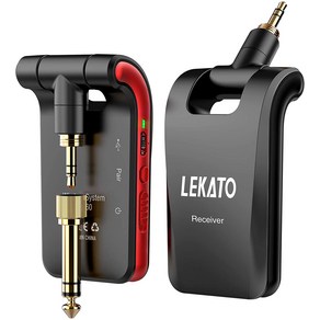 기타송수신기 LEKATO WS-60 무선 시스템 2.4GHz 송신기 수신기 스테레오 2 인 1 플러그 6 채널, 1.LEKATO A8