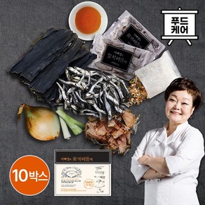 빅마마 이혜정 꽃게 해물 다시팩, 150g, 10개