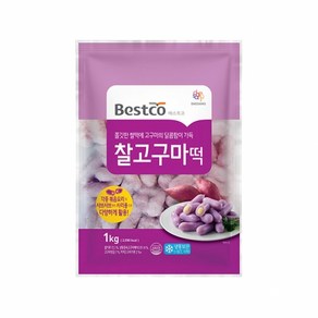 베스트코 찰고구마떡 1kg, 1개