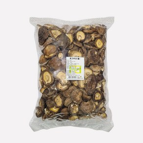 한우리 자연아름 대용량 건 표고버섯(홀) 수입산 통 말린 표고버섯 1kg, 1개