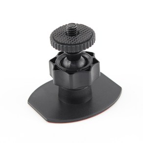 1/4 인치 나사 볼헤드 마운트 거치대 거울 유리 부착 카메라 액션캠, 1개