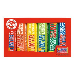 Tony's Chocolonely 토니의 초콜릿 레인보우 팩 6개 288g