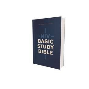 (영문도서) Niv Basic Study Bible Economy Edition Papeback Blue Red Lette Papeback, Zondevan, English, 9780310461043