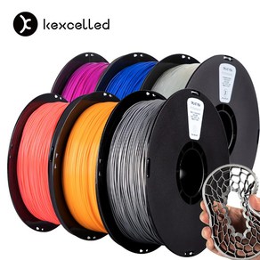 켁셀드 TPU 필라멘트 고속 3D프린터 K7 95A 플렉시블 FILAMENT 1kg, 얼티메이트 그레이