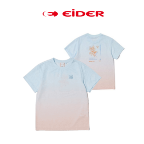 [백화점 매장판] 아이더 키즈 EIDER 쿨러 기본 베이직 캐주얼 라운드 크루넥 여름 반팔 남아 여아 공용 무지 반팔티셔츠