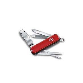 VICTORINOX (빅토리 녹스 네일 클립 580 레드 손톱깎이 손톱깎이 손톱 청소 포함 손톱줄 탑재 8기능 방재 상품 구급 스테인리스강 녹슬지 않다 콤팩트 국내정품 0.6463, 1개