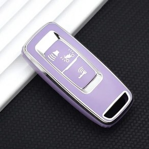 TPU 오토바이 원격 키 커버 보호대 거치대 혼다 PCX160 비전 SH350 PCX 160 키 케이스 액세서리 3 버튼, [03] puple cove, 1개