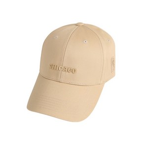 NBA CHI 스몰로고 메탈 HARD BALL CAP_HC165 라이트베이지 (N235AP473P)