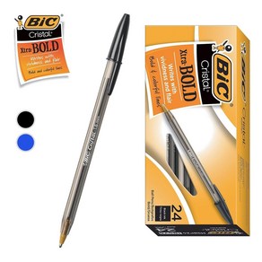 BIC 볼펜 크리스탈 1.6mm Cristal 볼드 빅볼펜