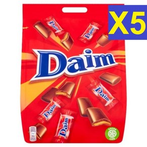 [영국발송] 이케아 스낵 다임 미니 초콜릿 200g Daim Mini Chocolate Bag, 5개