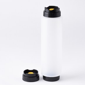 [트렌드커피] 쉐프의 소스통 12oz(350ml) 16oz(470ml) 24oz(710ml) 신개념 소스용기 모음, 1개, 쉐프의 소스통 710ml(옐로우-소)