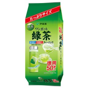 이토엔 원포트 현미녹차 녹차 호우지차 티백 물포트용500ml~1L1봉50팩, 50개, 3.3g, 1개, 50개입