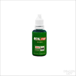 불변스탬프잉크 독일제 잉크 자동스탬프 전용 직인잉크 불변잉크 리필 28ml, 청색(308567)