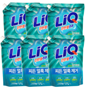 리큐 진한겔 알카파워 일반용 리필, 6개, 2.1L