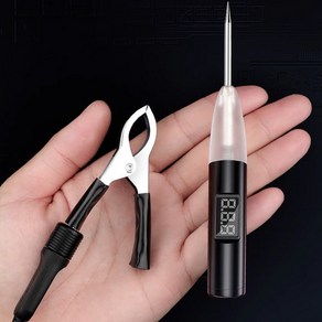 위즈 디지털 배선테스타기 탐침봉 램프식별 2.5V-30V, 1개