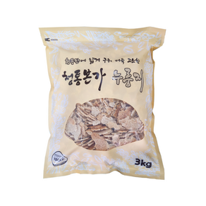 황동판에 얇게 구워 더욱 고소한 청통본가 누룽지 3kg 식사 선식, 1개