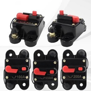 자동차 오디오 해양 보트 DC 회로 차단기 12V 50A 100A 300A, [04] 100A, 1개