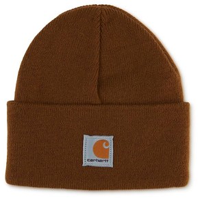 Carhartt 아동용 아크릴 니트 비니 시계 모자 Carhartt 브라운