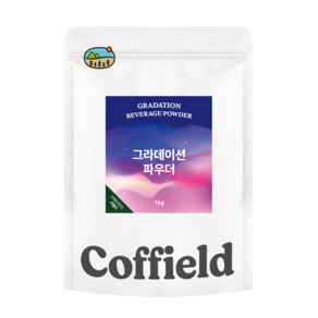 커필드 솜사탕맛 그라데이션 컬러 파우더 1kg, 1개, 1개입