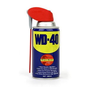 WD-40 방청윤활제 원터치 스트로우타입 360ml 녹방지 녹제거 윤활유 부식 잡음 방지, 1개