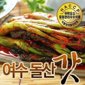[산지직송] 여수 돌산 갓김치 2kg+2kg / 40년 전통의 명인 어머니 손맛!!, 2개, 2kg