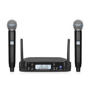 파티 교회 쇼 모임용 전문 핸드헬드 다이나믹 마이크 SHURE GLXD4 UHF 510-690MHz 무선 마이크, 1.Handheld