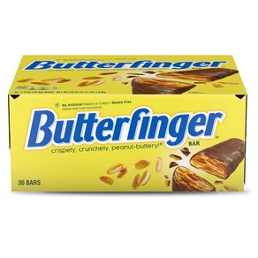 네슬레 버터핑거 초코바 1.9oz 36pack Butterfinger candy bar1.9oz Bulk 36 Packs