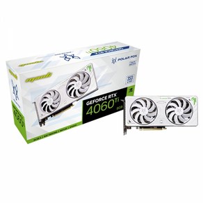 MANLi MANLi 지포스 RTX 4060 Ti Pola Fox D6 8GB TWIN FAN White 인텍앤컴퍼니, 단품