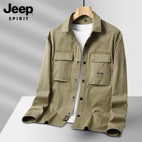 JEEP SPIRIT 지프 스피릿 봄가을 남성용 카고남방코트 긴팔셔츠