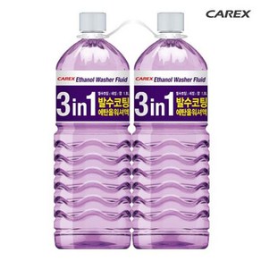 향기나는 3IN1 발수코팅 사계절 에탄올 워셔액 1.8L, 6개