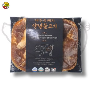 오늘애 제주흑돼지 양념불고기, 300g, 1개