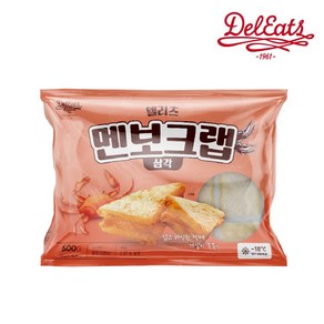 [오늘출발] 델리츠 멘보크랩 삼각 40개 게살 멘보샤 냉동, 600g, 1개