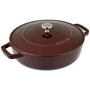 STAUB 스타우브 명품 치스테라 튀김기 원형 28 cm 3.7 L 주방 요리 선물, 24cm, C