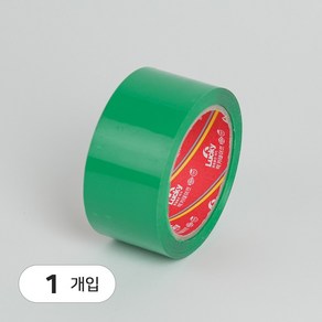 이레원 그린 다양한 컬러 박스 포장 테이프 48mm x 40m 포장용 색깔 OPP, 1개